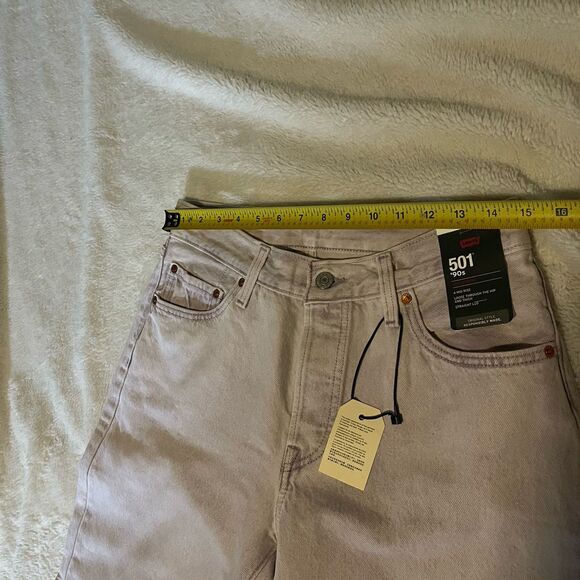 Levis 501 90’s Women’s Premium Jeans 28*30 Chroma Acid Purple NWT - Picture 3 of 12